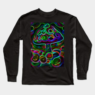 Trippy Shroom Long Sleeve T-Shirt